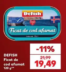 Kaufland Defish ficat de cod afumat Ofertă