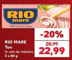 Kaufland Rio mare ton în ulei de măsline Ofertă