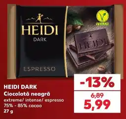 Kaufland Heidi dark ciocolata neagra Ofertă