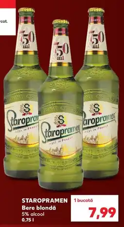 Kaufland Staropramen Bere blondă Ofertă