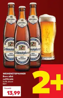 Kaufland Weihenstephaner Bere albă nefiltrată Ofertă