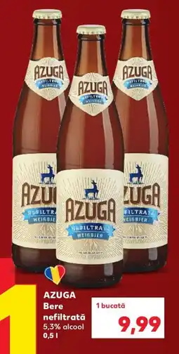 Kaufland Azuga Bere nefiltrată Ofertă