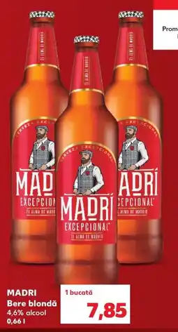 Kaufland Madri bere blondă Ofertă