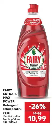 Kaufland Fairy extra +/ max power Ofertă