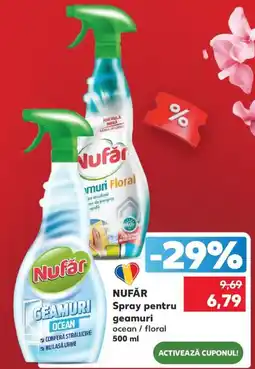 Kaufland Nufăr spray pentru geamuri ocean / floral Ofertă