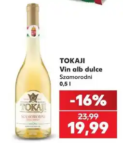 Kaufland Tokaji vin alb dulce szamorodni Ofertă