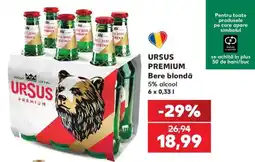 Kaufland Ursus premium bere blondă Ofertă