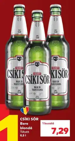 Kaufland Csiki Sor Bere blondă Tiltott Ofertă