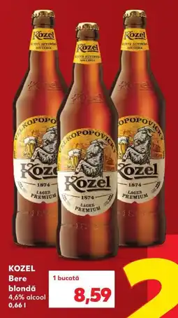 Kaufland Kozel Bere blondă Ofertă