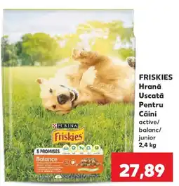 Kaufland Friskies Hrană Uscată Pentru Câini active/ balanc/ junior Ofertă