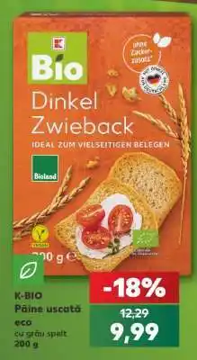 Kaufland K-BIO Pâine uscată Ofertă