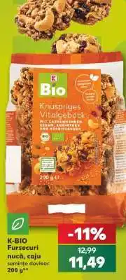 Kaufland K-BIO Fursecuri nucă, caju semințe dovleac Ofertă