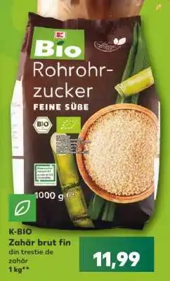 Kaufland K-BIO Zahar brut fin din trestie de zahăr Ofertă