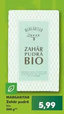 Kaufland MĂRGĂRITAR Zahăr pudră bio Ofertă