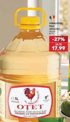 Kaufland VINALCOOL Oțet alimentar din vin 5 l Ofertă