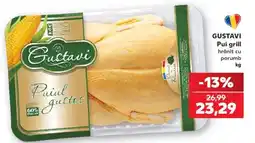 Kaufland GUSTAVI Pui grill hrănit cu porumb Ofertă