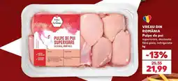 Kaufland Pulpe de pui superioare, dezosate fără piele, refrigerate Ofertă