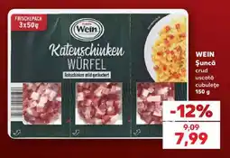 Kaufland WEIN Șuncă crud uscată cubulețe 150 g Ofertă