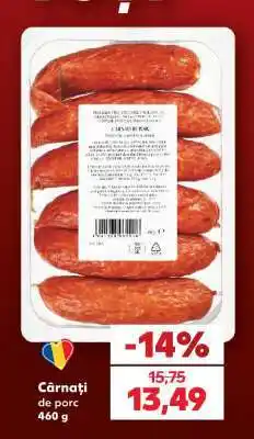 Kaufland Cârnaţi de porc Ofertă