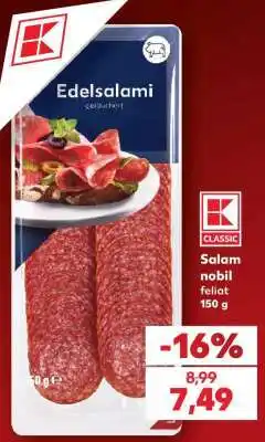 Kaufland Salam nobil felii Ofertă