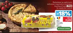 Kaufland Ouă free range caserolă M Ofertă