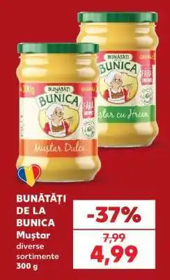 Kaufland BUNĂTĂȚI DE LA BUNICA Muștar Ofertă