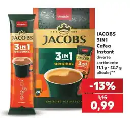 Kaufland JACOBS 3IN1 Cafea Instant Ofertă