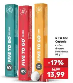 Kaufland 5 TO GO Capsule cafea Ofertă