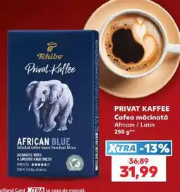 Kaufland PRIVAT KAFFEE Cafea măcinată African / Latin Ofertă