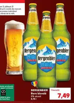 Kaufland BERGENBIER Ofertă