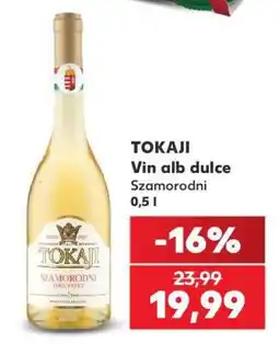 Kaufland TOKAJI Vin alb dulce Szamorodni 0,5 l Ofertă