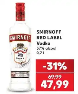 Kaufland SMIRNOFF RED LABEL Ofertă