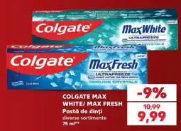 Kaufland COLGATE MAX WHITE / MAX FRESH Ofertă