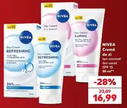 Kaufland NIVEA Cremă de zi ten normal/ten uscat SPF 15 50 ml Ofertă