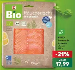 Kaufland K-BIO Somon de Atlantic afumat 100 g Ofertă