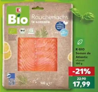 K-BIO Somon de Atlantic afumat 100 g