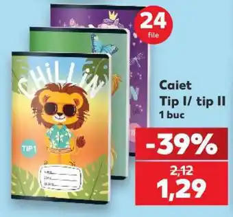 Caiet Tip I/ tip II