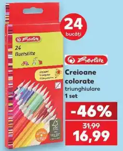 Kaufland Creioane colorate triunghiulare Ofertă