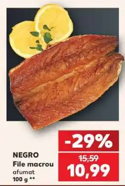 Kaufland NEGRU File macrou afumat Ofertă