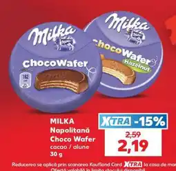 Kaufland MILKA Napolitană Choco Wafer Ofertă