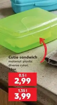 Kaufland Cutie sandwich Ofertă