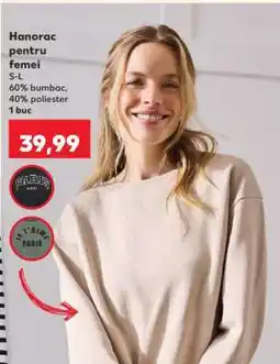 Kaufland Hanorac pentru femei Ofertă