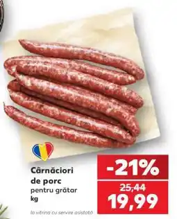 Kaufland Cârnațiori de porc pentru grătar Ofertă