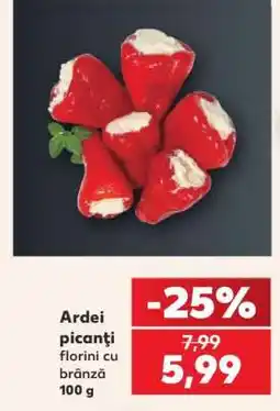 Kaufland Ardei picanţi florini cu brânză 100 g Ofertă