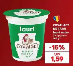 Kaufland COVALACT DE ȚARĂ iaurt natur Ofertă