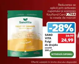 Kaufland SANO VITA Fulgi de drojdie uscată 200 g Ofertă