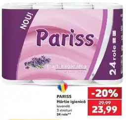 Kaufland PARISS Hârtie igienică Ofertă