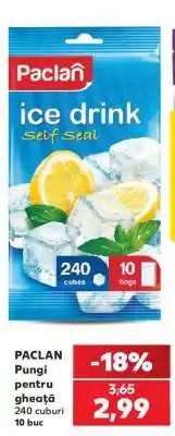 Kaufland PACLAN Pungi pentru gheață Ofertă