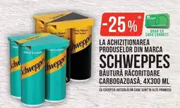 Mega Image Schweppes băutură răcoritoare carbogazoasă Ofertă