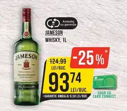 Mega Image Jameson whisky Ofertă